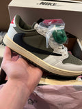 Jordan 1s Travis scott olive greens